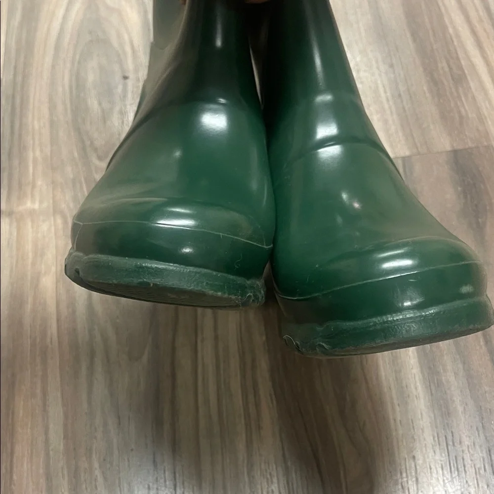 Hunter Dark Green Glossy Rain boots - Picture 5 of 9